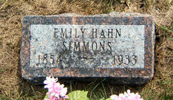 Emily <I>Hahn</I> Simmons 