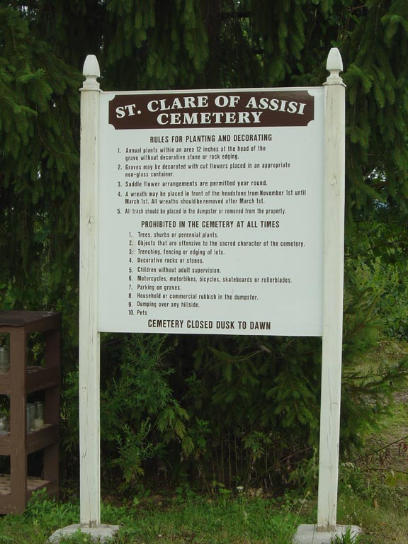 Saint Clare of Assisi Cemetery