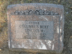 Columbus Bert Lincecum 