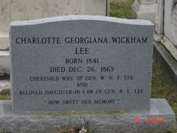 Charlotte Georgiana <I>Wickham</I> Lee 
