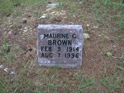Maurine G. <I>Johnson</I> Brown 