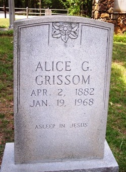 Alice G <I>Posey</I> Grissom 