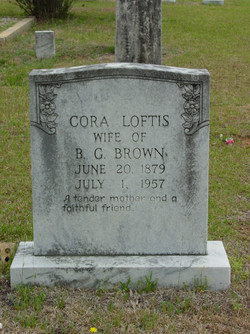 Cora Tesora <I>Loftis</I> Brown 