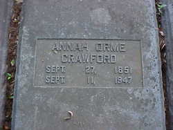 Annah Ripley <I>Orme</I> Crawford 