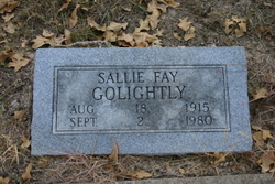 Sallie Fay Golightly 