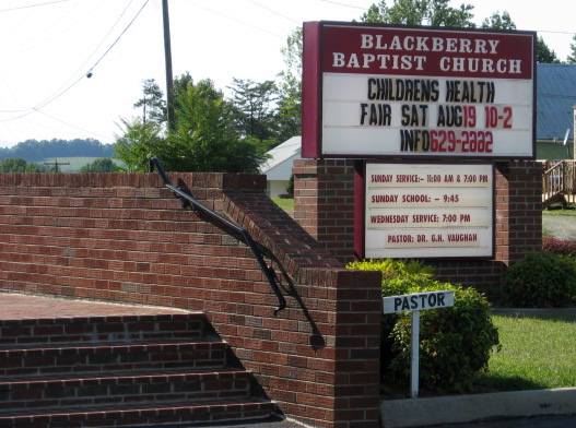 Blackberry Baptist Church Cemetery