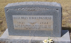 1LT Billy Burr Hollingshead 
