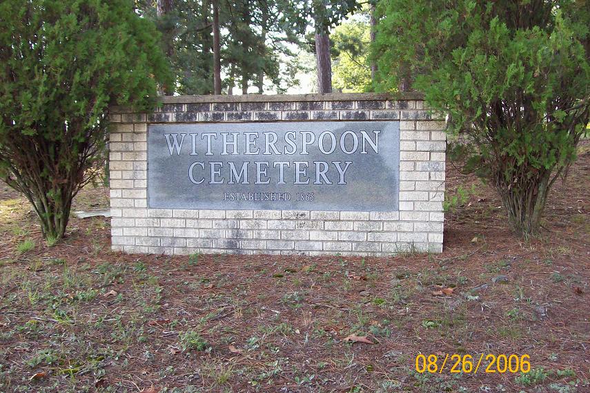 Witherspoon Cemetery