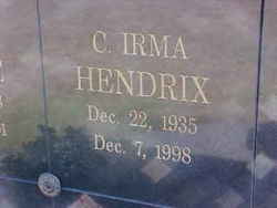 C Irma Hendrix 