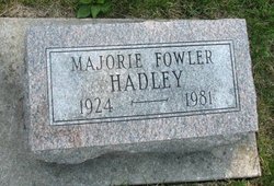 Marjorie Jo <I>Fowler</I> Hadley 