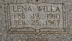 Lena Willa <I>Johns</I> Strickland 