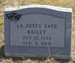 La Joyce Faye <I>Hamilton</I> Bailey 