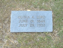 Olivia Rhyne <I>Anderson</I> Lord 