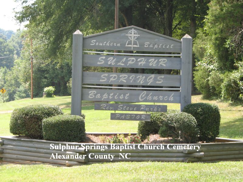 Sulphur Springs Baptist Church Cemetery