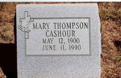 Mary <I>Thompson</I> Cashour 