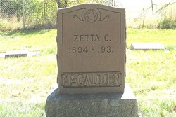 Zetta Catherine <I>Hannan</I> McCadden 