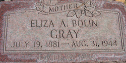 Eliza Almeda <I>Bolin</I> Gray 