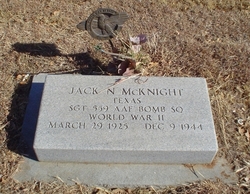Sgt Jack Norman McKnight 