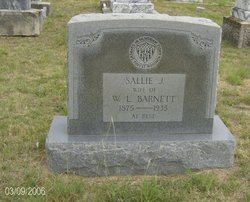 Sallie Jane <I>Poe</I> Barnett 