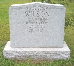 Rebecca <I>Curry</I> Wilson 