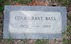 Edna <I>Grant</I> Bass 