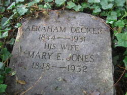 Mary E <I>Jones</I> Decker 