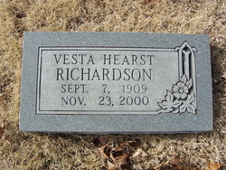 Vesta C <I>Hearst</I> Richardson 