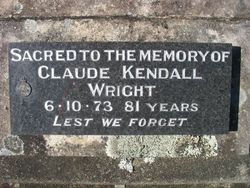 Claude Kendall Wright 