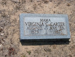 Virginia “Jennie” <I>Clements</I> Carter 