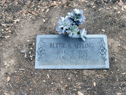 Annie Bettie <I>Baker</I> Appling 