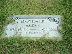 Jewell Leron <I>Fowler</I> Waldrip 