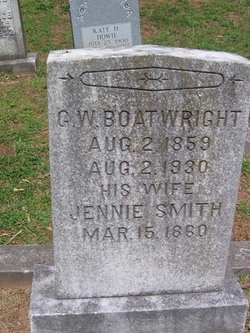 Jennie <I>Smith</I> Boatwright 