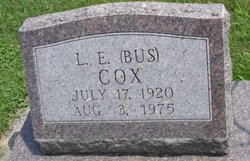 Lawrence Eugene “Bus” Cox 