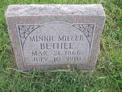 Minnie <I>Miller</I> Bethel 