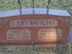 Sarah J. <I>Chitwood</I> Cartwright 