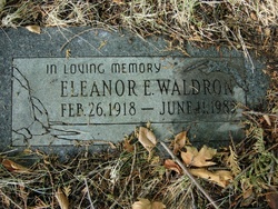 Eleanor E Waldron 