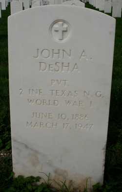 John A. De Sha 