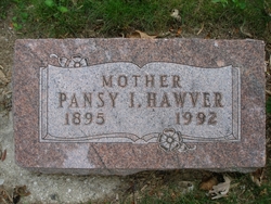 Pansy I. <I>Gillett</I> Hawver 