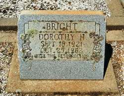 Dorothy Louise <I>Harrison</I> Bright 