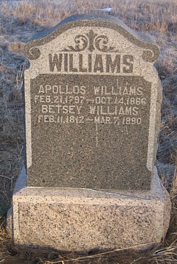 Betsey <I>Adams</I> Williams 