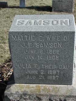 Mattie E <I>Jones</I> Samson 
