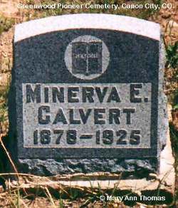Minerva Ethel Aunt Effie <I>Snyder</I> Calvert 