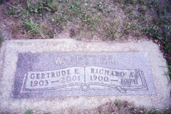 Gertrude <I>Faulwetter</I> Woetzel 