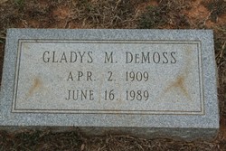 Gladys Josephine <I>Murphey</I> DeMoss 