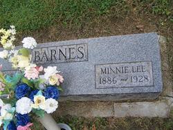 Minnie Lee <I>Day</I> Barnes 