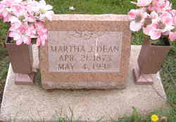 Martha Jane <I>Morgan</I> Dean 