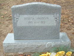 Rosetta Anderson 