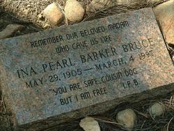 Ina Pearl <I>Barker</I> Bruce 