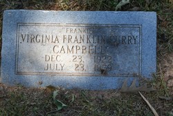 Virginia Franklin <I>Curry</I> Campbell 