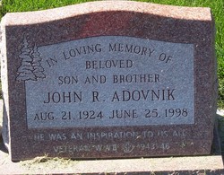 John R Adovnik 